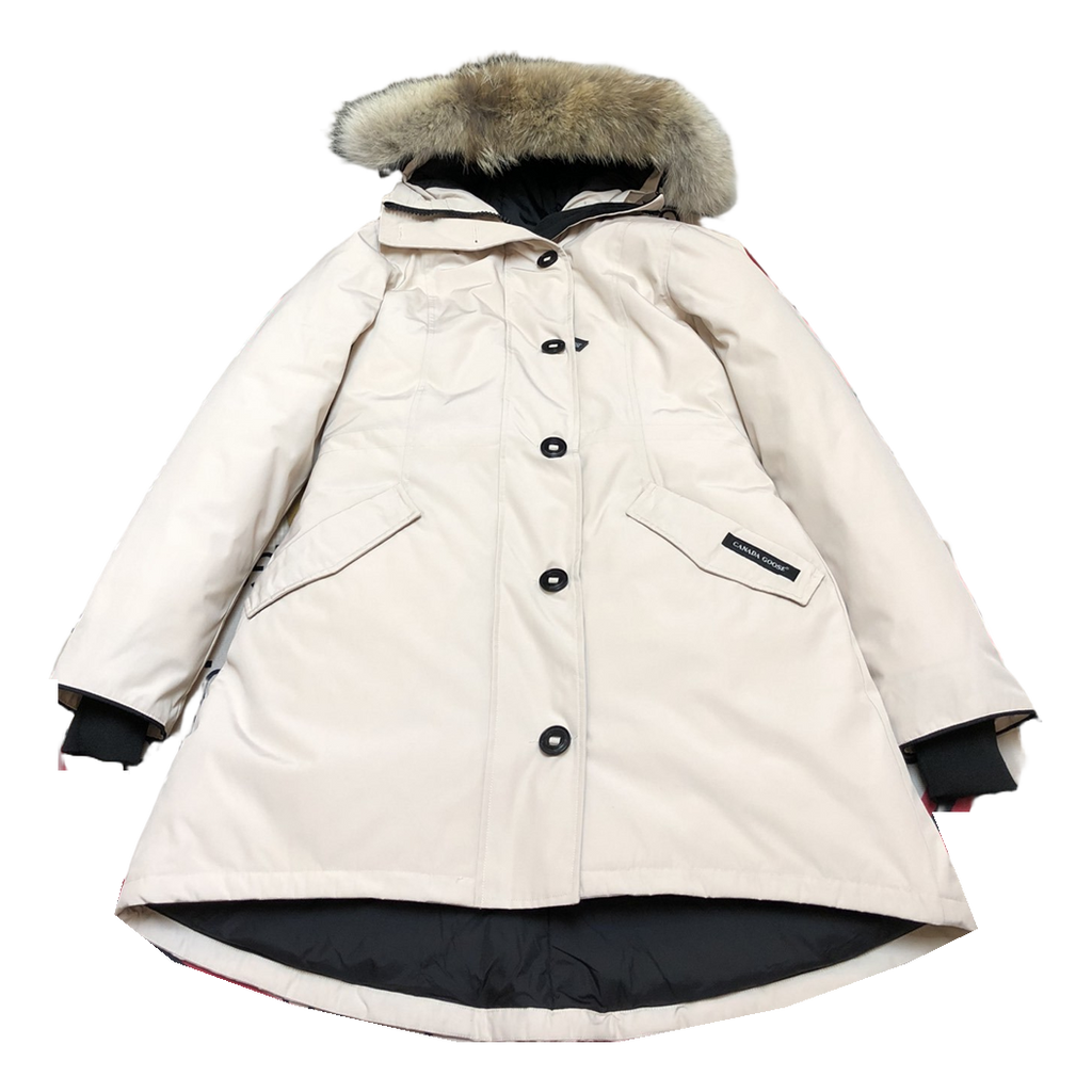 Canada Goose Women's Rossclair Fur-Trim Parka | Coyote Fur Hood | 625-Fill Down