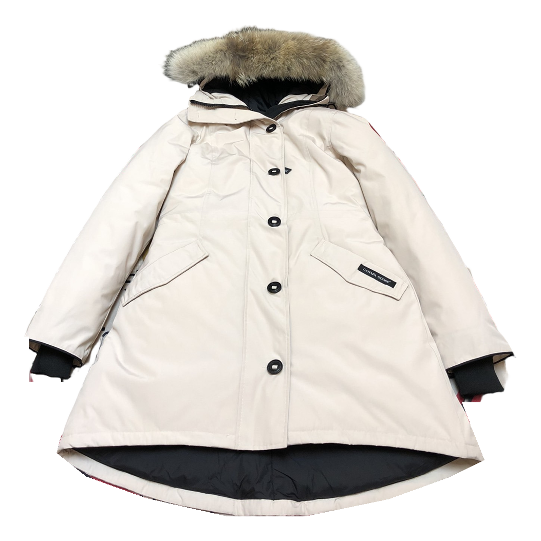 Canada Goose Women's Rossclair Fur-Trim Parka | Coyote Fur Hood | 625-Fill Down