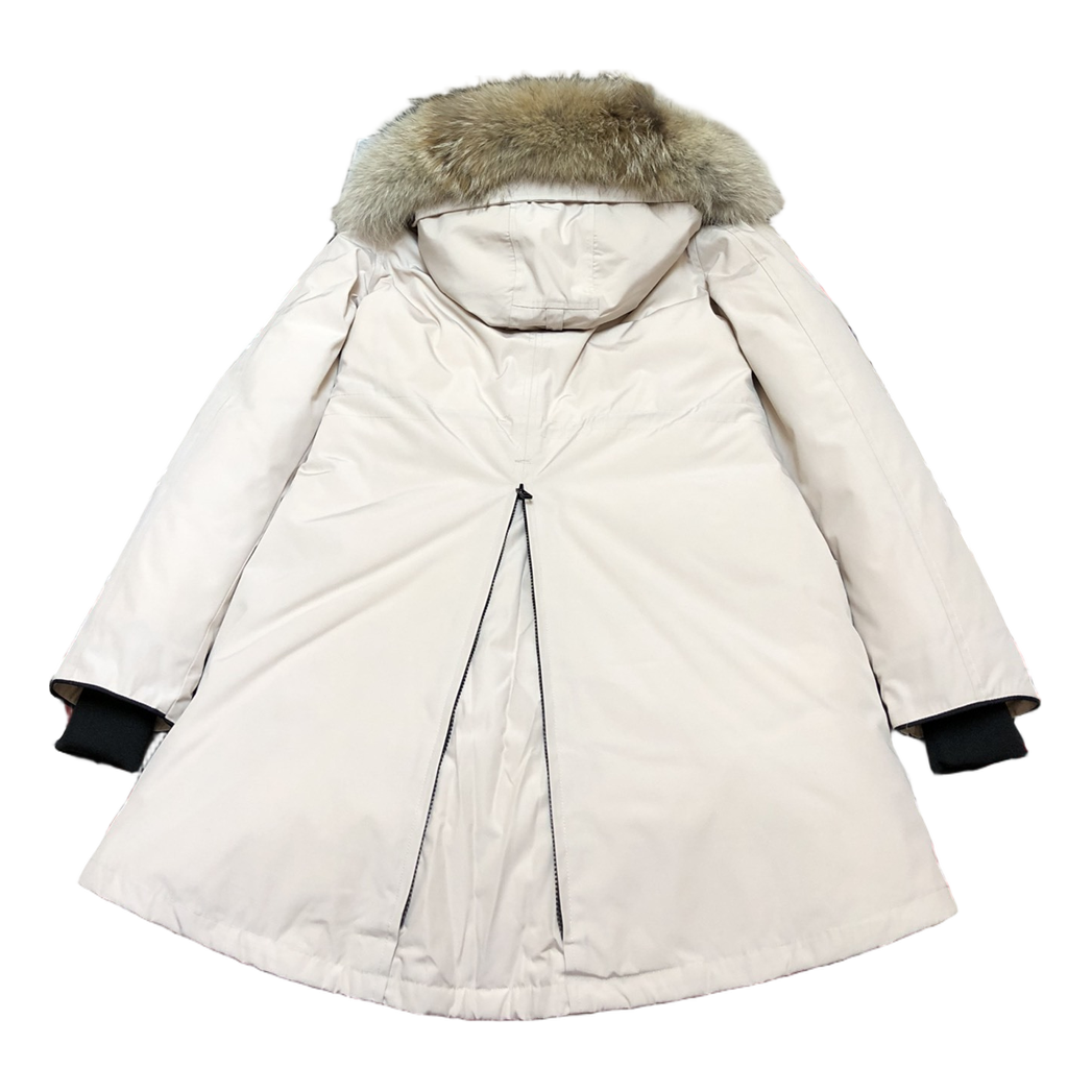 Canada Goose Women's Rossclair Fur-Trim Parka | Coyote Fur Hood | 625-Fill Down