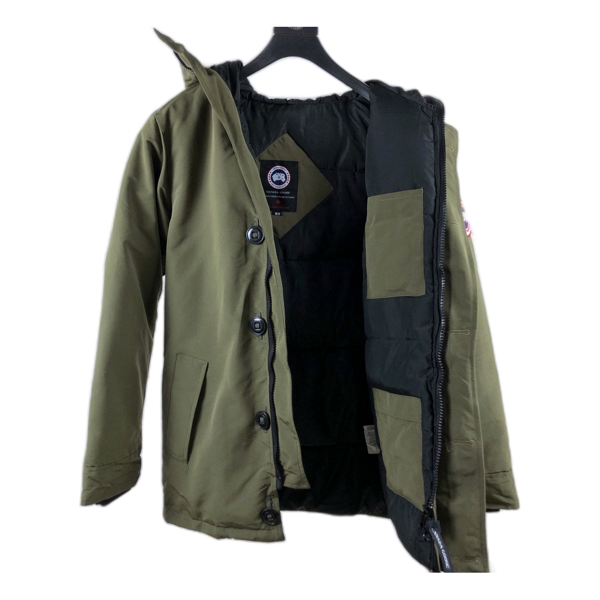 Canada Goose Chateau Fur-Trim Parka | Military Green | Coyote Fur Hood | 625-Fill Down