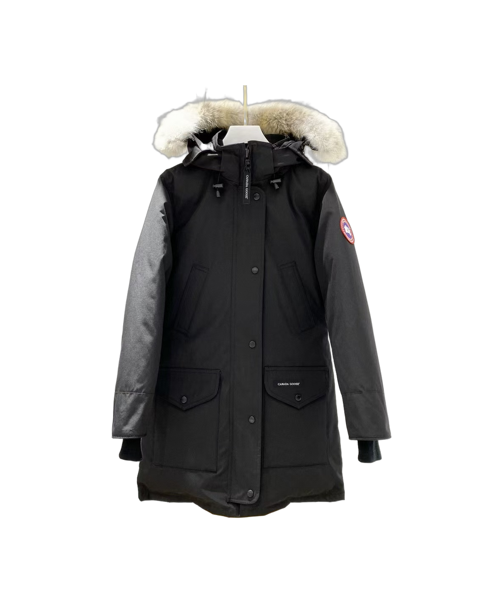 Canada Goose Women's Trillium Fur-Trim Parka | Coyote Fur Hood | 625-Fill Down