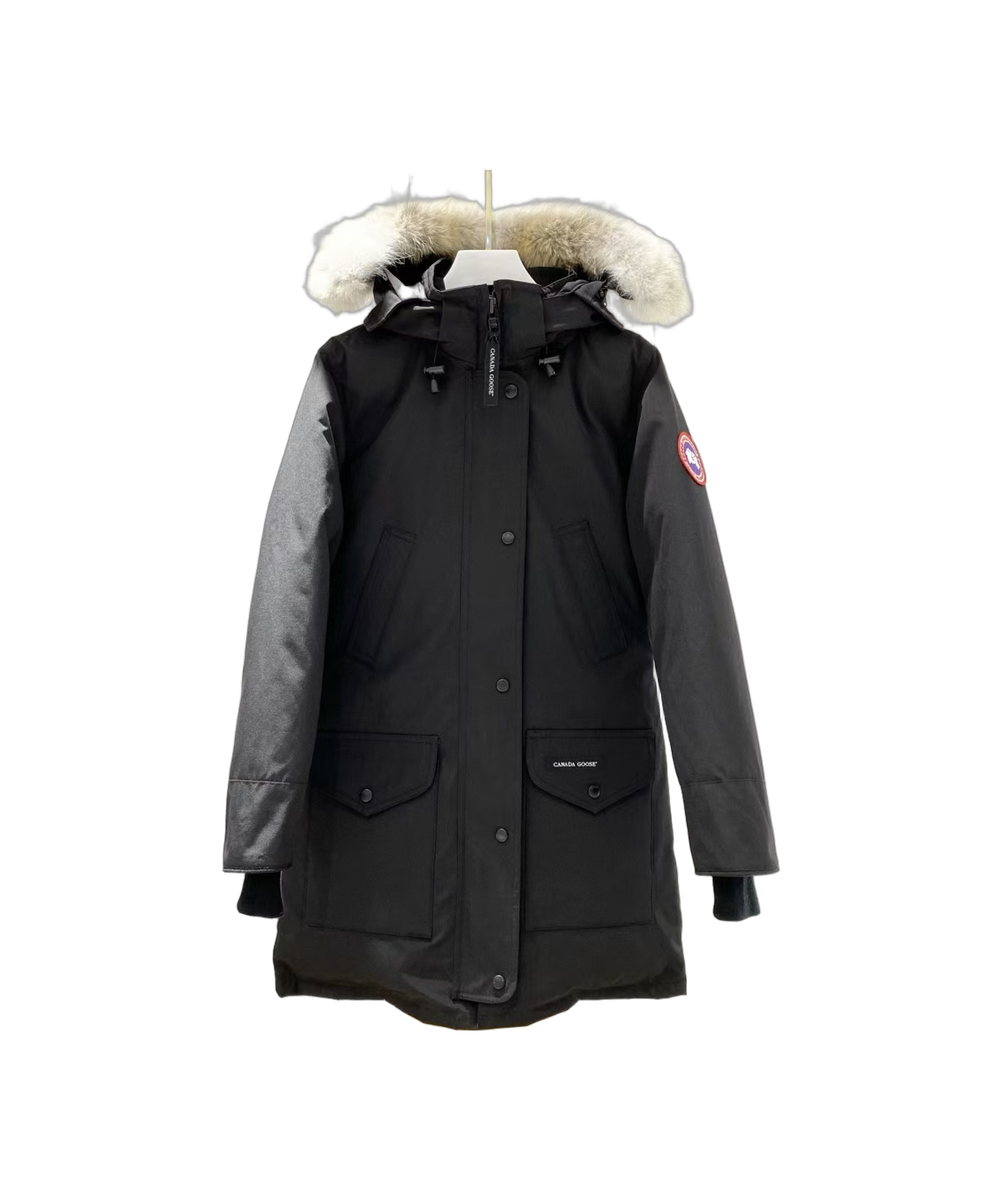 Canada Goose Women's Trillium Fur-Trim Parka | Coyote Fur Hood | 625-Fill Down