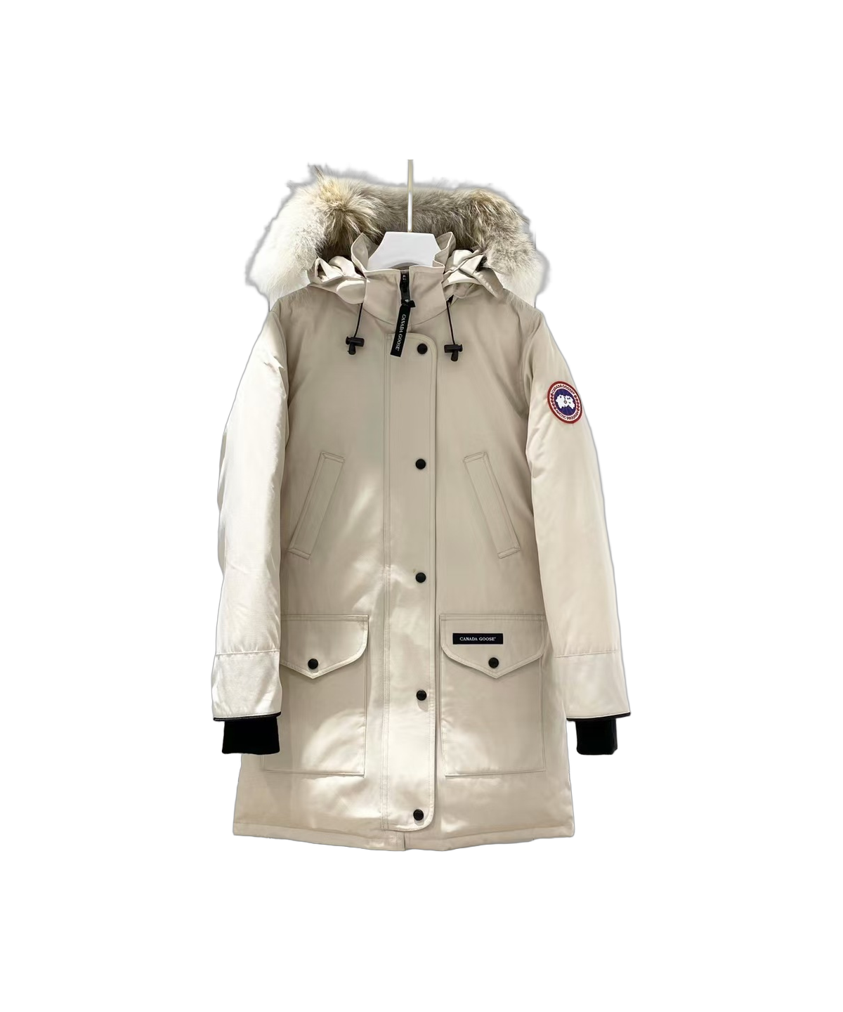 Canada Goose Women's Trillium Fur-Trim Parka | Coyote Fur Hood | 625-Fill Down