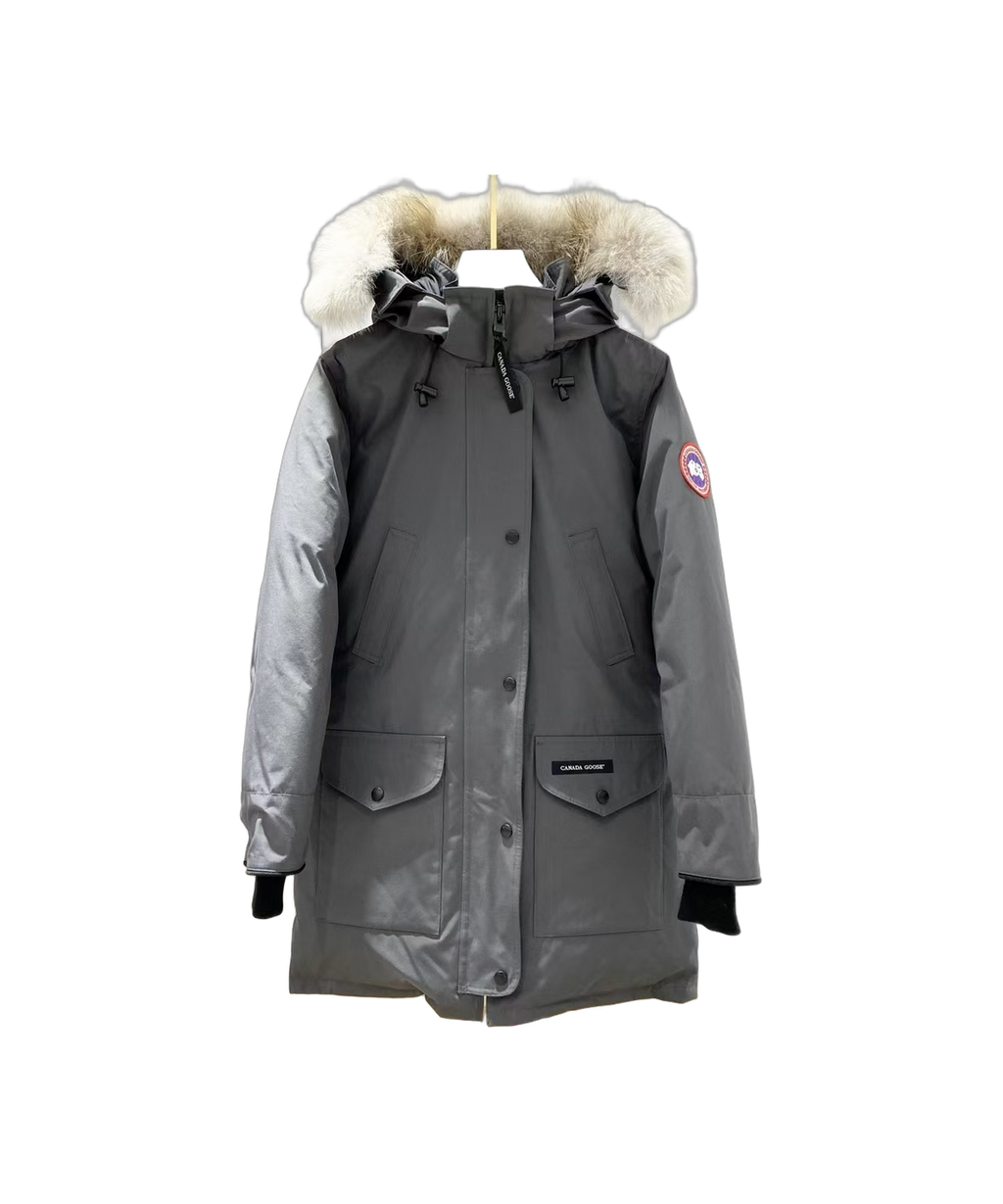 Canada Goose Women's Trillium Fur-Trim Parka | Coyote Fur Hood | 625-Fill Down