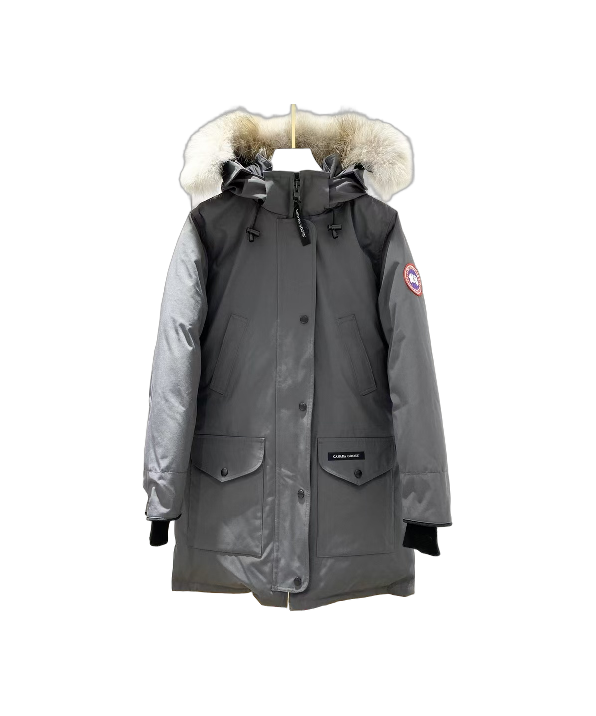 Canada Goose Women's Trillium Fur-Trim Parka | Coyote Fur Hood | 625-Fill Down