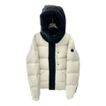 Moncler Contrast-Hood Colour-Block Puffer Jacket | Contrast Hood | Colour Block