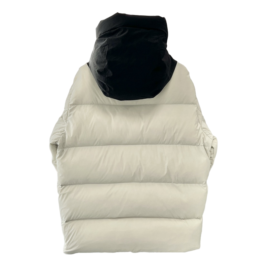 Moncler Contrast-Hood Colour-Block Puffer Jacket | Contrast Hood | Colour Block