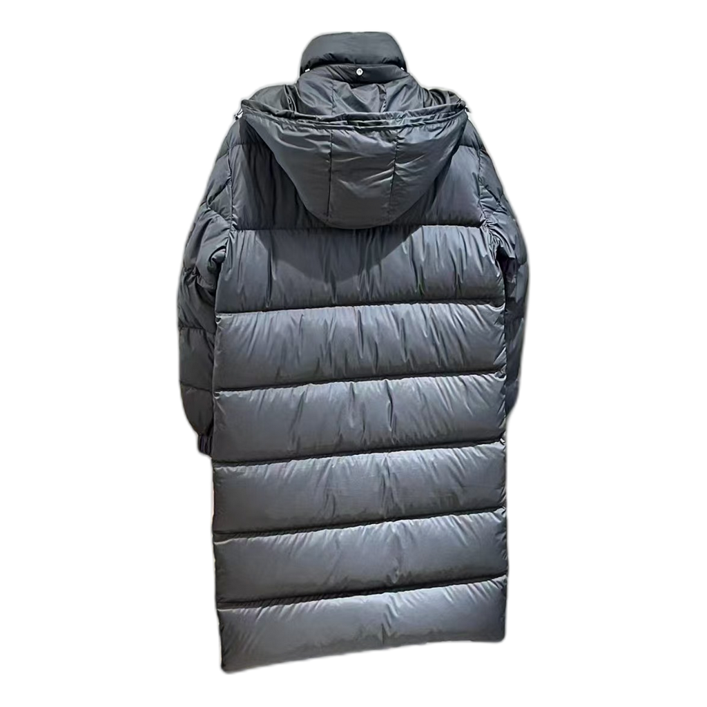 Moncler Hanoverian Hooded Long Puffer Coat | Black | Premium Down