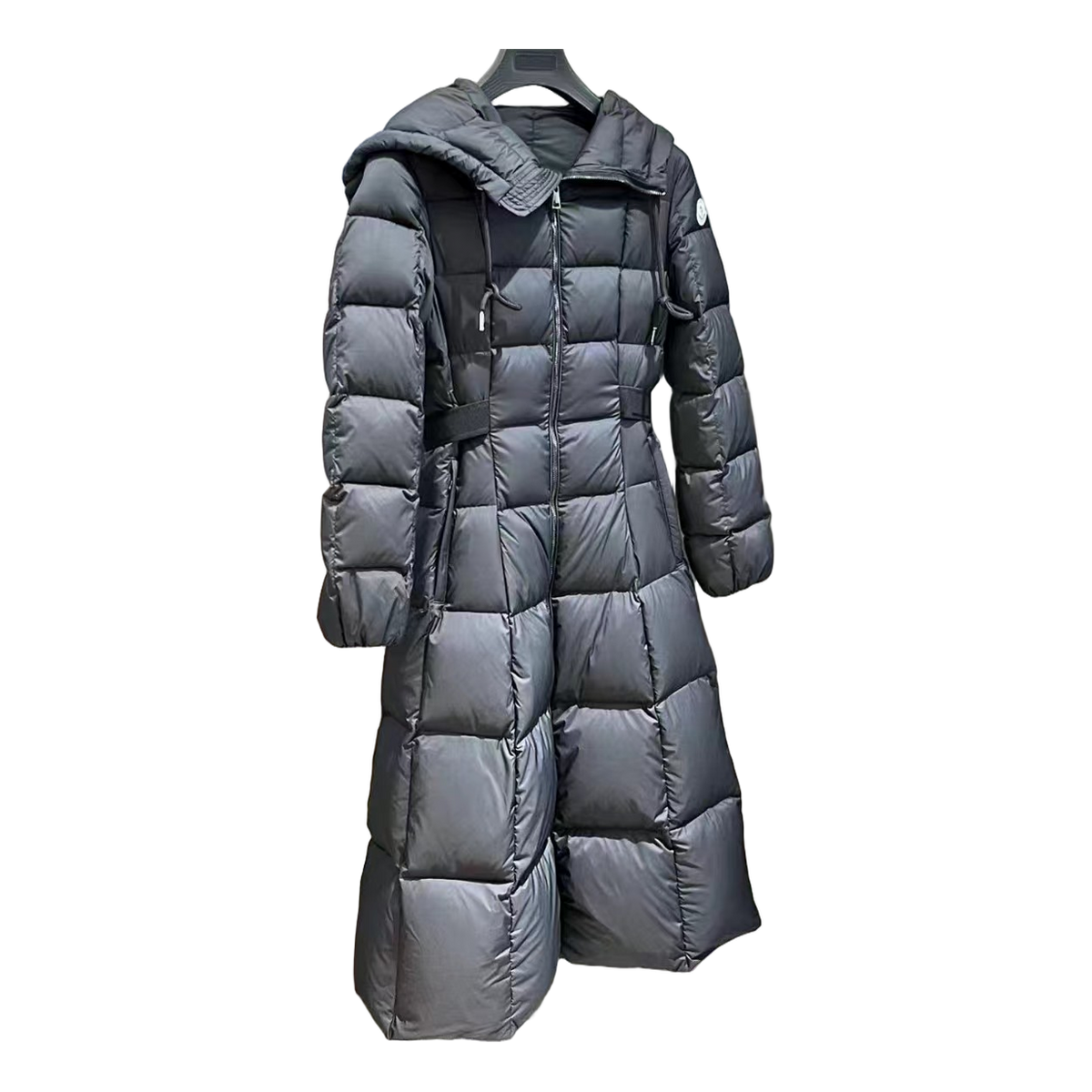 Moncler Faucon Hooded Long Puffer Coat | Black | Long | Premium Down