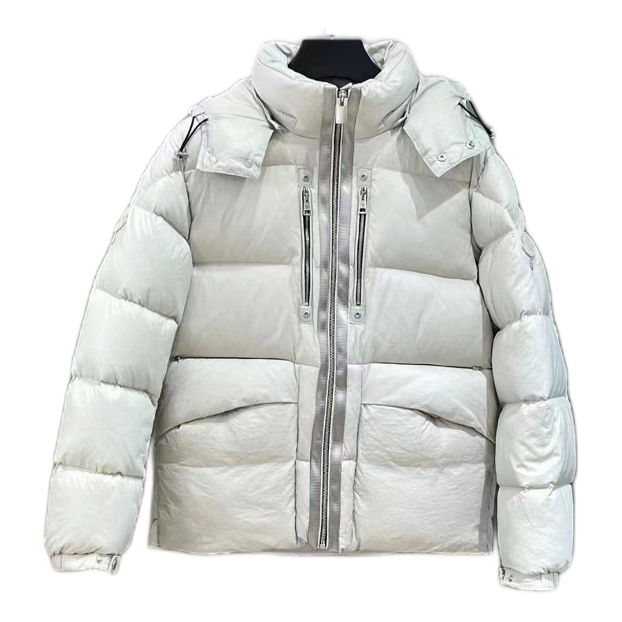 Moncler Double-Zip Hooded Puffer Jacket | Off White | Double Zip | Premium Down