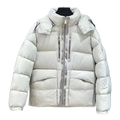 Moncler Double-Zip Hooded Puffer Jacket | Off White | Double Zip | Premium Down