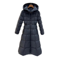 Moncler Drawstring-Hood Fitted Long Puffer Coat | Black | Tailored Fit | Long