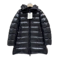 Moncler Suyen Hooded Puffer Coat | Black | Full-Length Premium Down