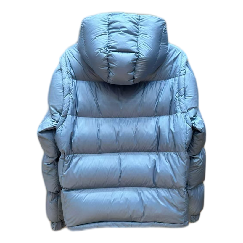 Moncler Oversized Chest-Badge Hooded Puffer Jacket | Premium Down