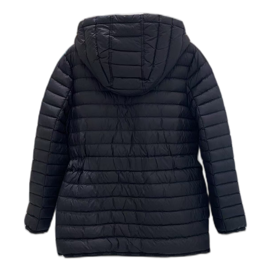 Moncler Oredon Belted Hooded Puffer Jacket | Black | Premium Down