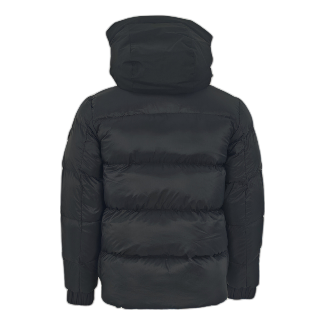 Moncler Tonal-Logo High-Collar Puffer Jacket | Black | Premium Down