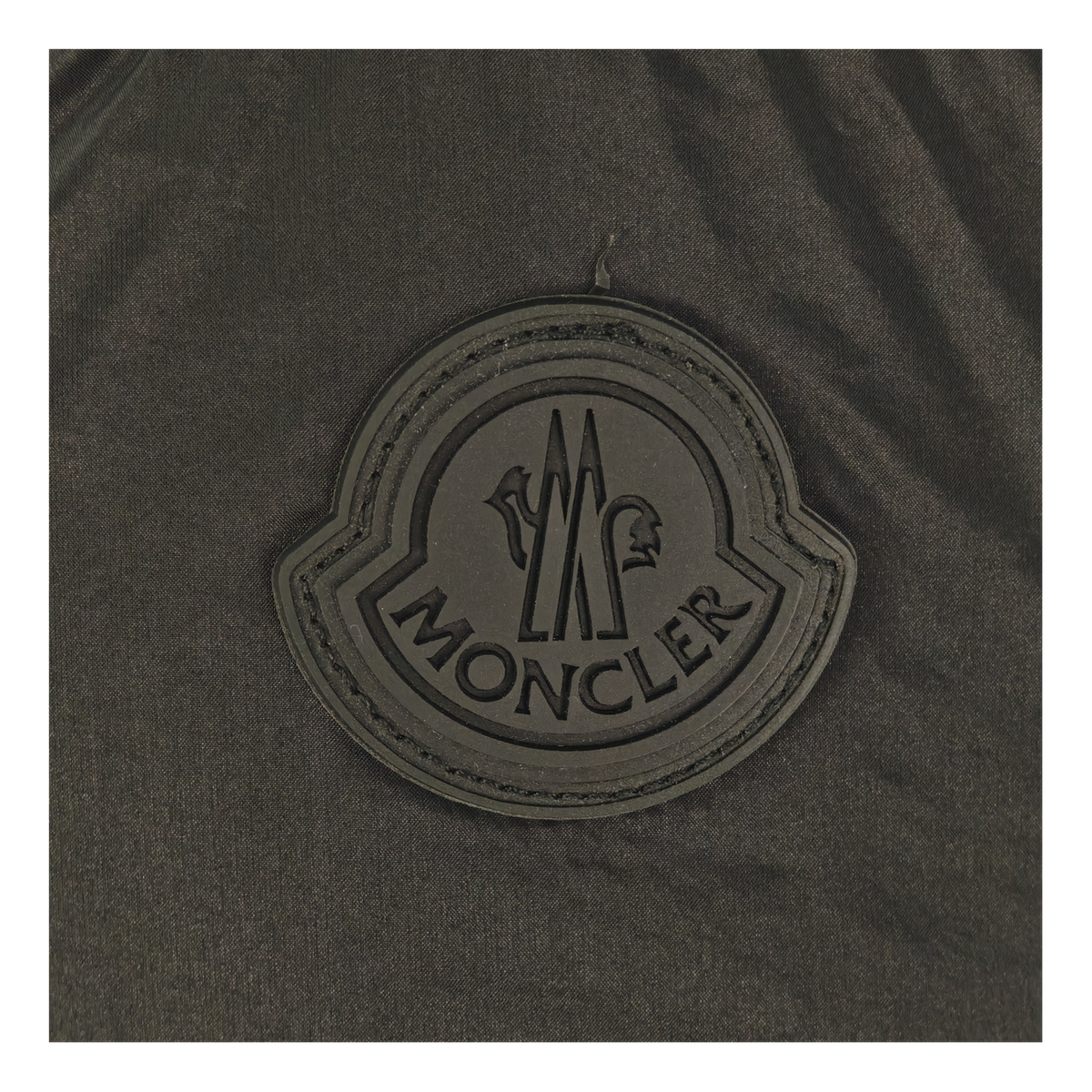 Moncler Tonal-Logo High-Collar Puffer Jacket | Black | Premium Down