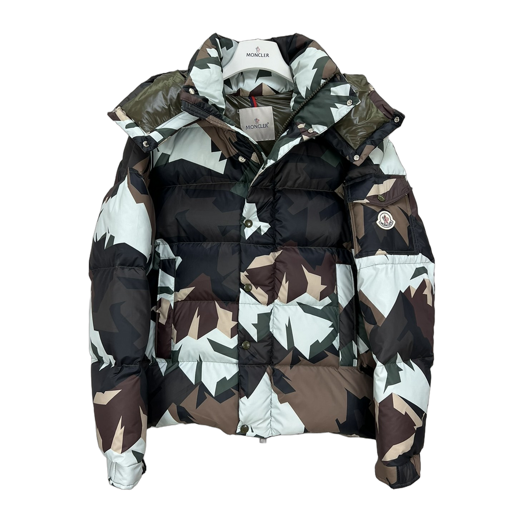 Moncler Mosa Camouflage Hooded Puffer Jacket | Premium Down | Luxury Outerwear