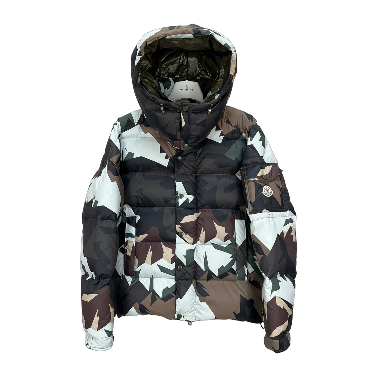 Moncler Mosa Camouflage Hooded Puffer Jacket | Premium Down | Luxury Outerwear