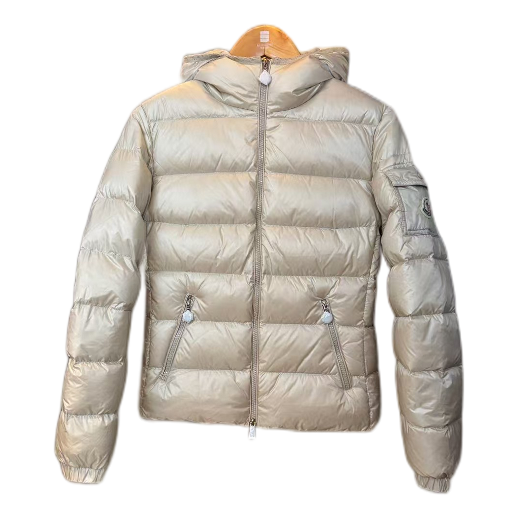 Moncler Gles Glossy Hooded Puffer Jacket | Premium Down | High-Shine Finish