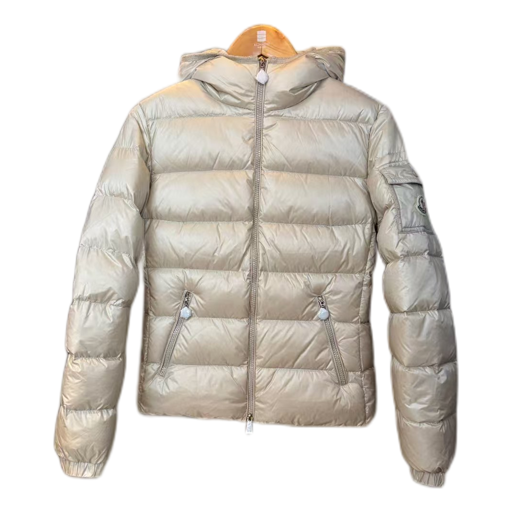 Moncler Gles Glossy Hooded Puffer Jacket | Premium Down | High-Shine Finish