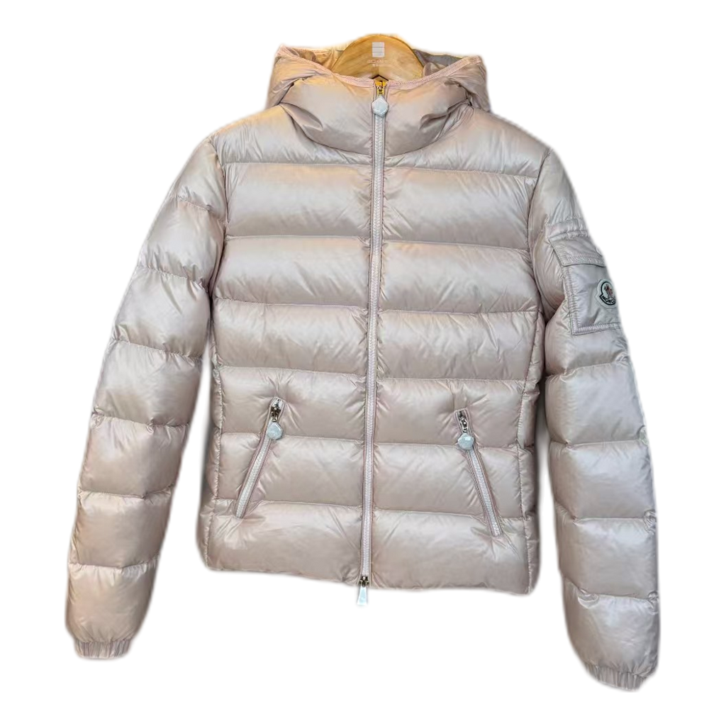 Moncler Gles Glossy Hooded Puffer Jacket | Premium Down | High-Shine Finish