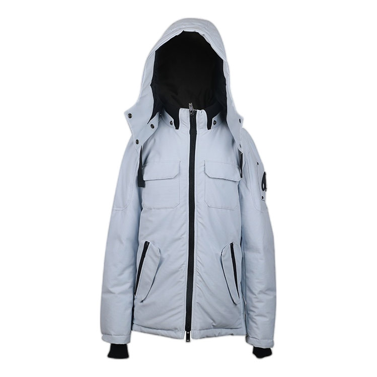 Moose Knuckles Contrast-Pocket Hooded Winter Parka | Canadian Down Extreme Cold