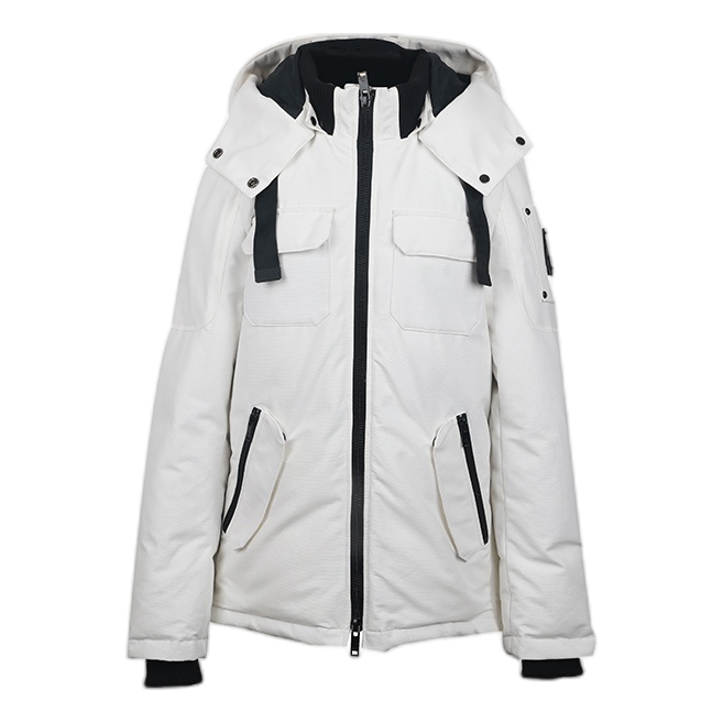 Moose Knuckles Contrast-Pocket Hooded Winter Parka | Canadian Down Extreme Cold