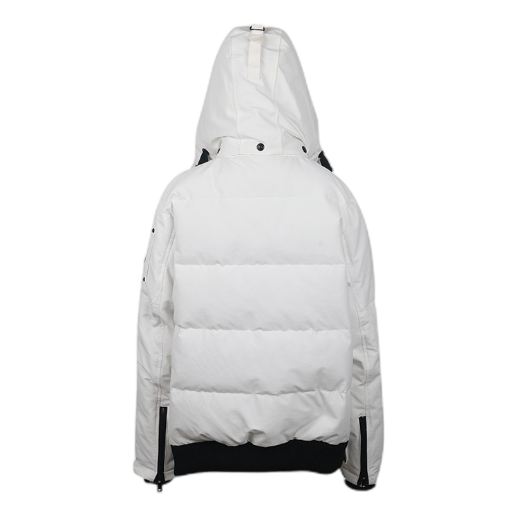 Moose Knuckles Contrast-Pocket Hooded Winter Parka | Canadian Down Extreme Cold