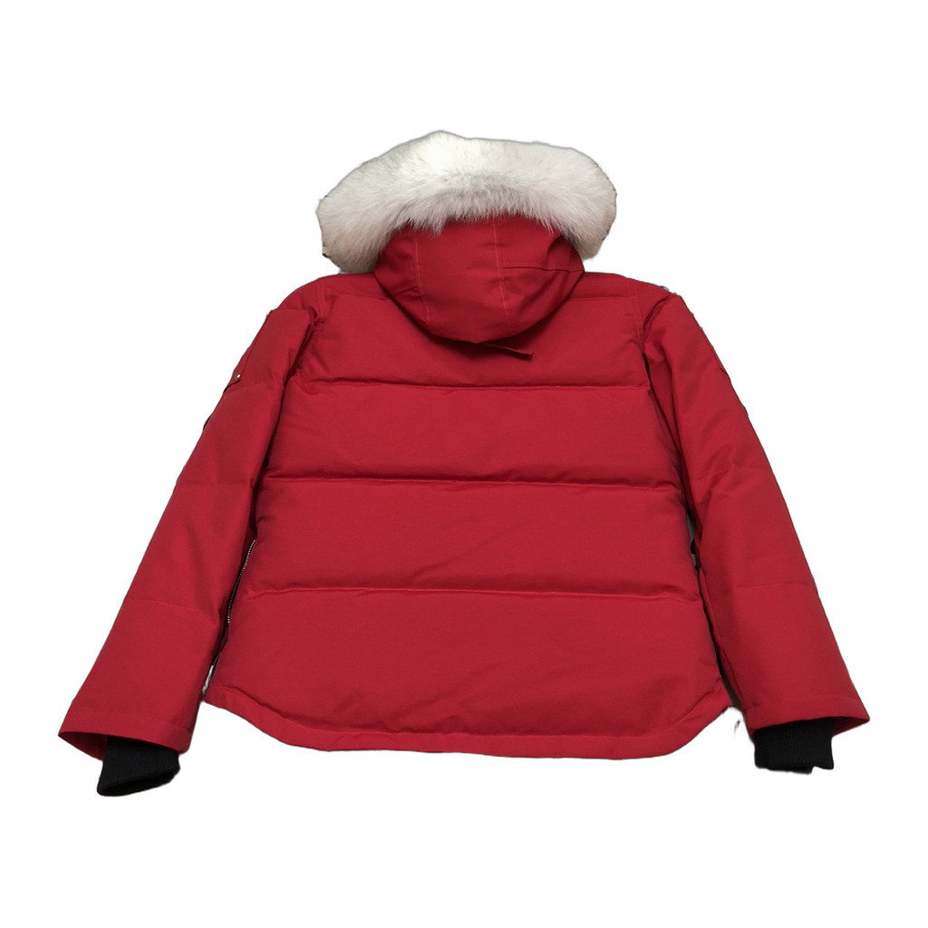 Moose Knuckles Women's Original Shearling-Trim 3Q Jacket | Navy | Canadian Down