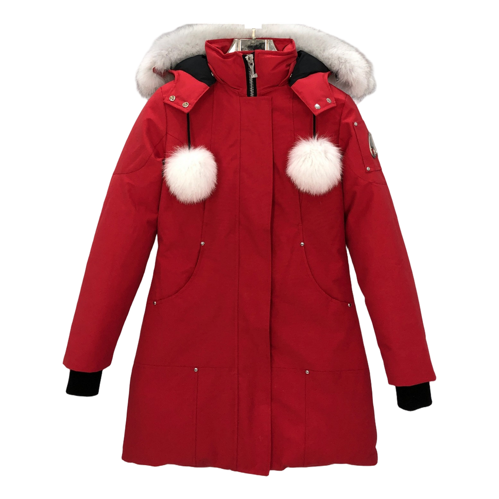 Moose Knuckles Stirling Parka | White Fur Trim | Canadian Down Extreme Cold