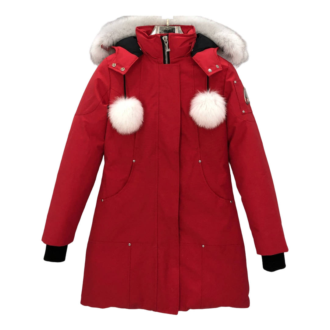 Moose Knuckles Stirling Parka | White Fur Trim | Canadian Down Extreme Cold