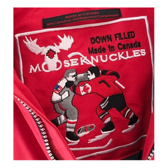 Moose Knuckles Debbie Fur-Trim Bomber Jacket | Canadian Down | Coyote Fur Collar