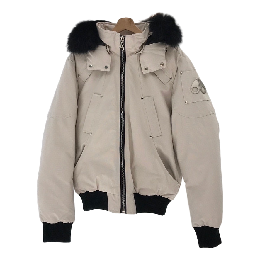 Moose Knuckles Ballistic Fur-Trim Bomber Jacket | Canadian Down | Coyote Fur Trim