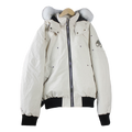Moose Knuckles Ballistic Fur-Trim Bomber Jacket | Canadian Down | Coyote Fur Trim