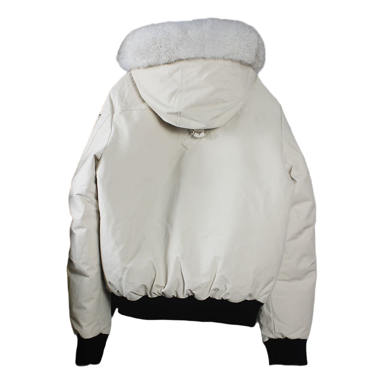 Moose Knuckles Ballistic Fur-Trim Bomber Jacket | Canadian Down | Coyote Fur Trim