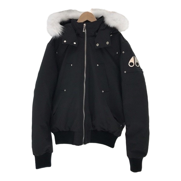 Moose Knuckles Ballistic Fur-Trim Bomber Jacket | Canadian Down | Coyote Fur Trim