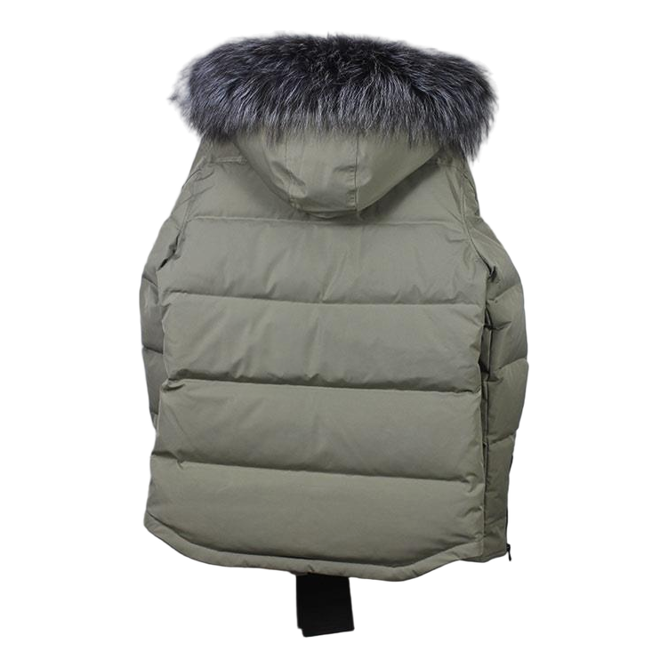Moose Knuckles Four-Pocket Fur-Trim Quilted Jacket | Canadian Down | Coyote Fur Hood