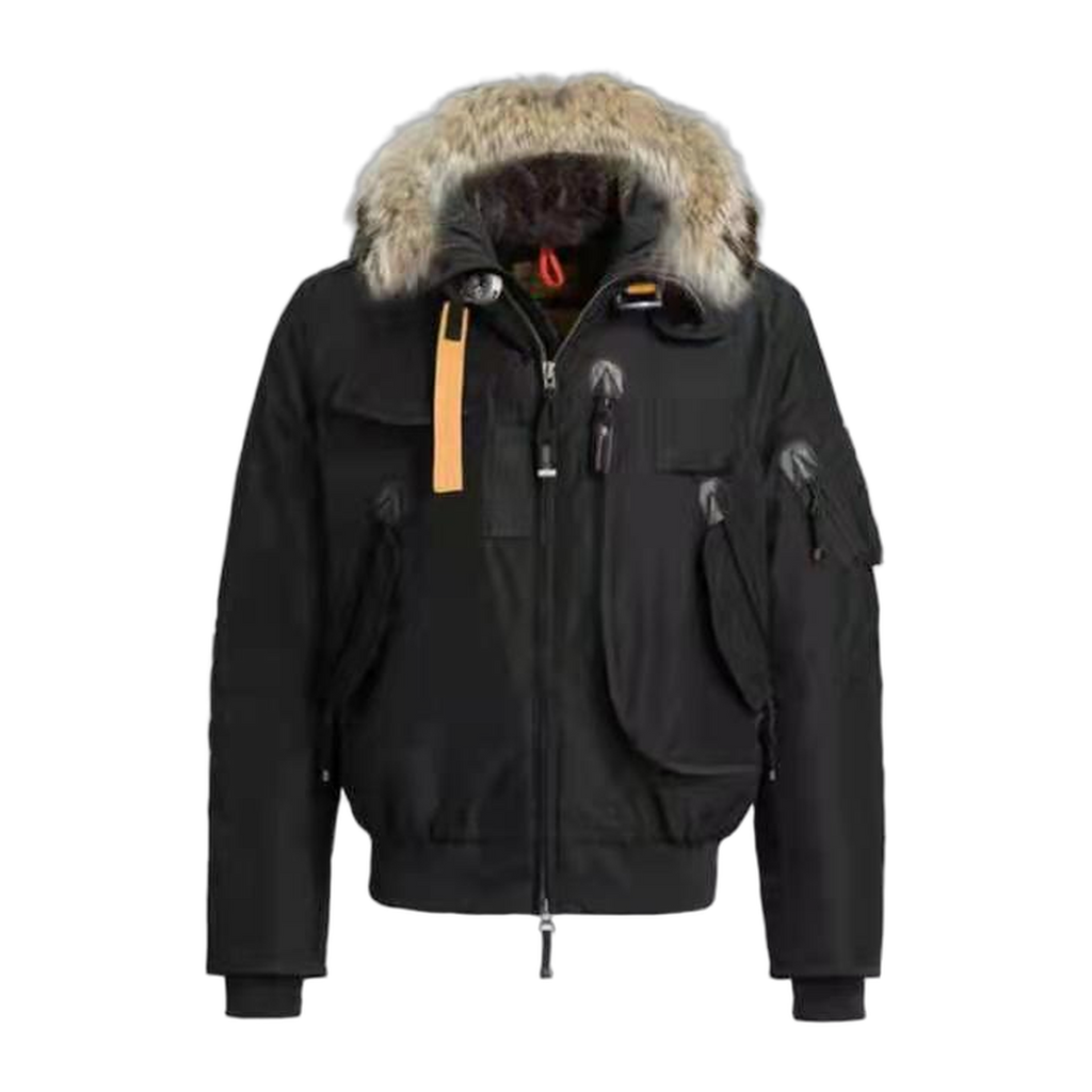 Parajumpers Gobi Fur-Trim Hooded Bomber Jacket | Premium Down | Women's Winter Jacket