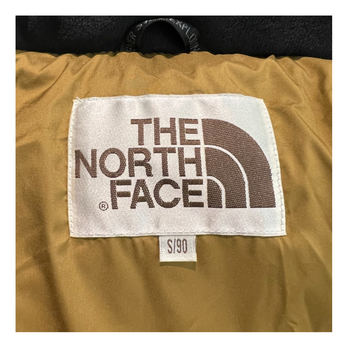 The North Face Color Block Hooded Long Puffer Coat | Tan | Women's Winter Coat