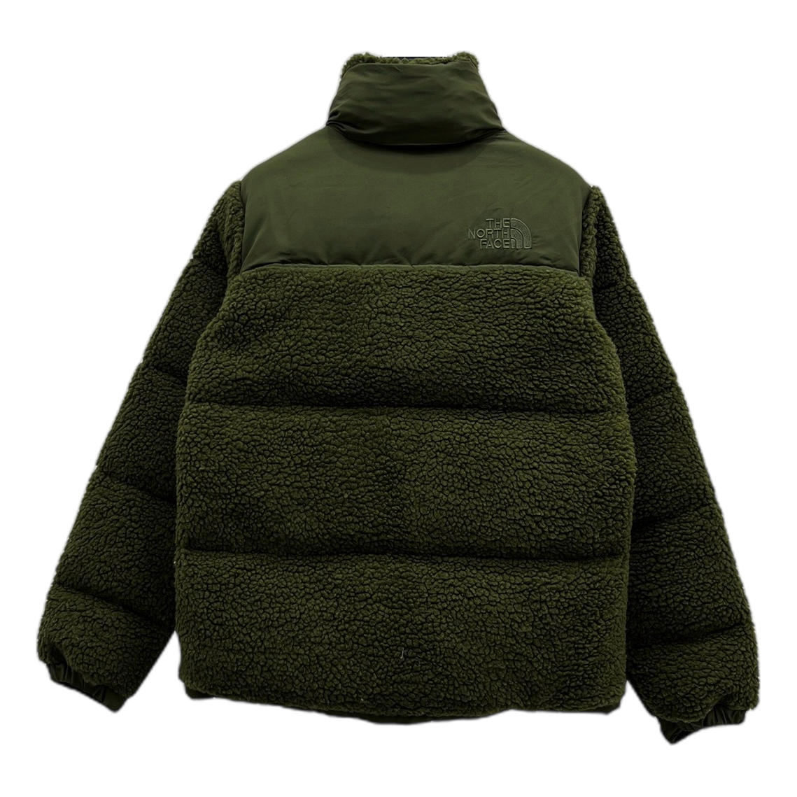 The North Face Fleece-Panel Stand-Collar Puffer Jacket | Olive | Women's Winter Jacket