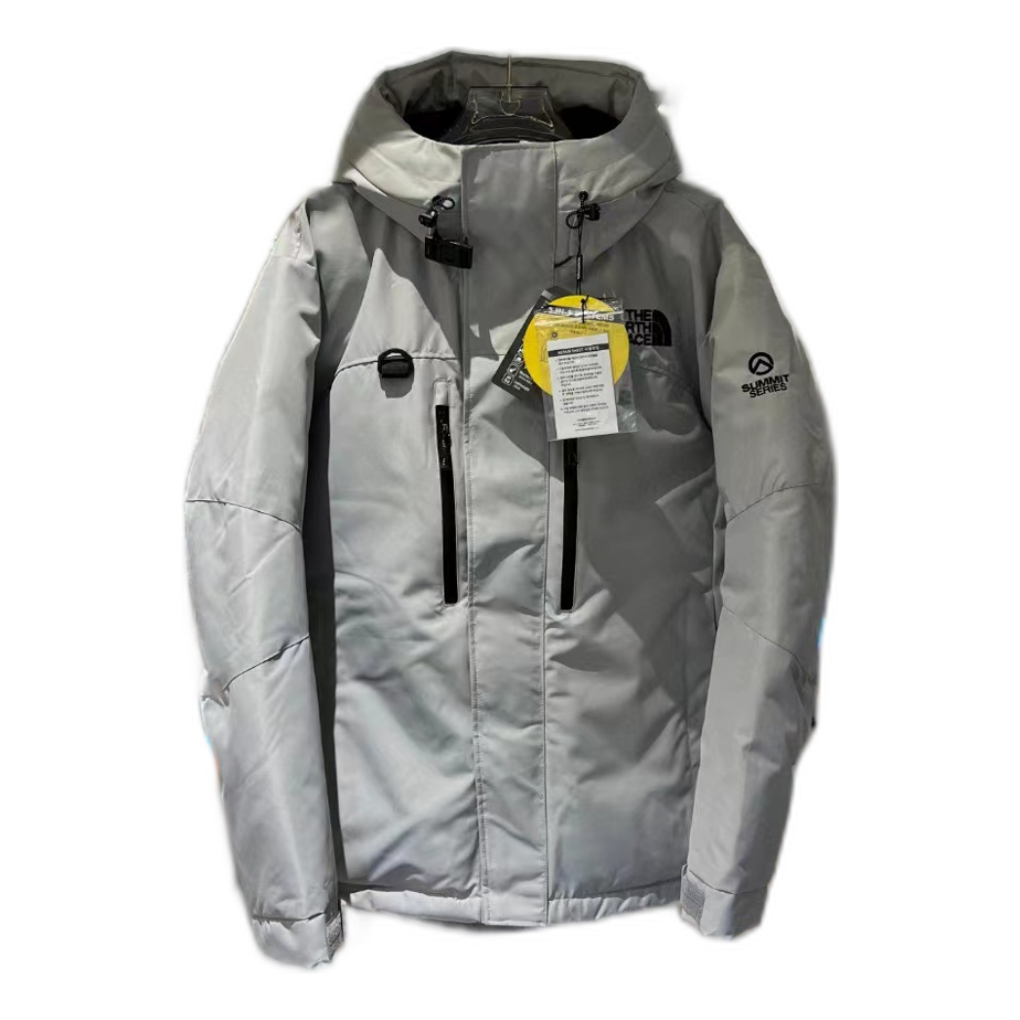 The North Face Himalayan Down Parka | Grey & White | 700-Fill Expedition Parka