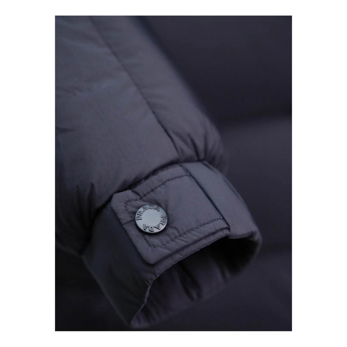 Prada Hooded Puffer Jacket with Sleeve Pouch | Luxury Winter Coat